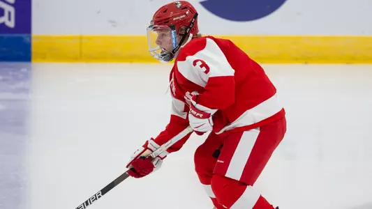 Liv Haag playing hockey