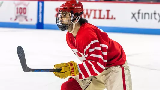 Nick Zabaneh playing hockey