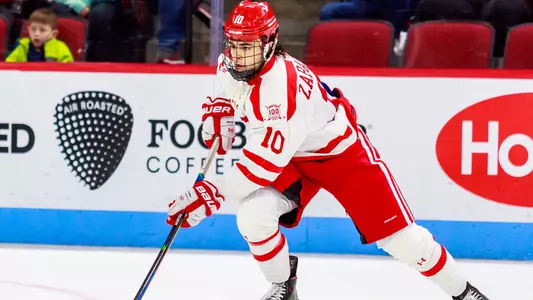Nick Zabaneh playing hockey