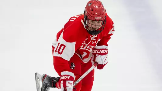 Jesse DeVito playing hockey