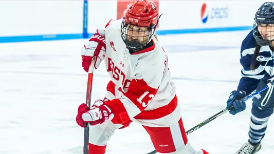 Andi Calderone playing hockey