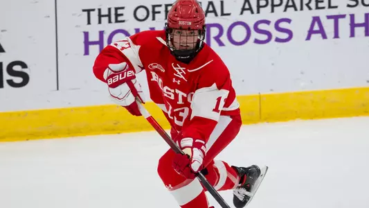 Andi Calderone playing hockey