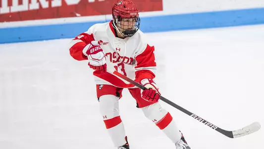 Andi Calderone playing hockey