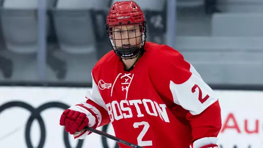 Alex Allan playing hockey