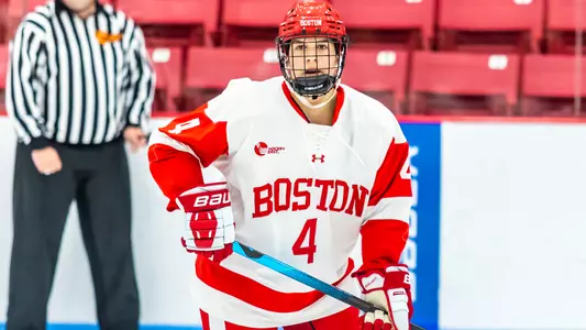 Grace Parker playing hockey