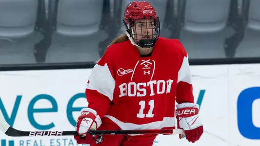 Mackenna Parker playing hockey