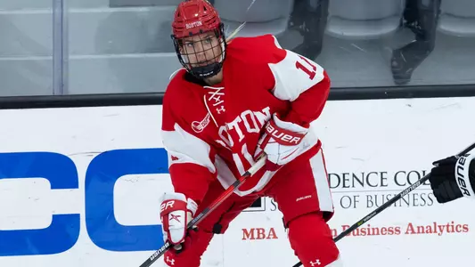 Mackenna Parker playing hockey
