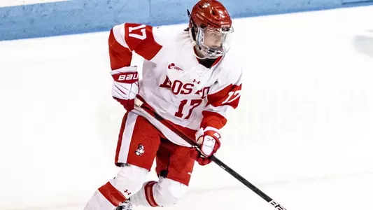 Lacey Martin playing hockey