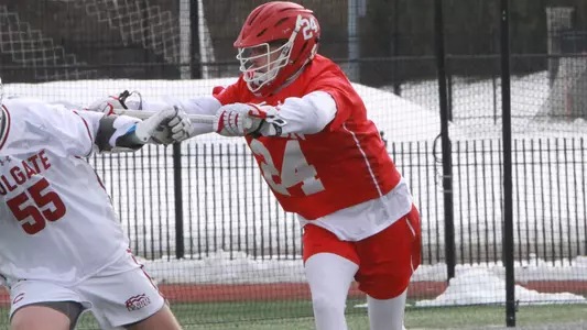 Mike DiIorio playing lacrosse