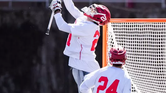 Alex Gainey making a save