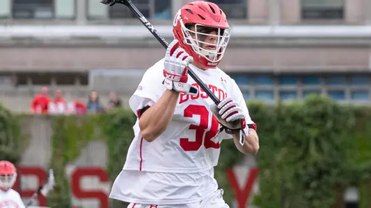 Robert Gallop playing lacrosse