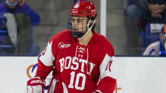 Nick Zabaneh playing hockey