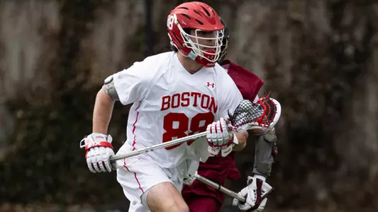 Brian Garrity playing lacrosse