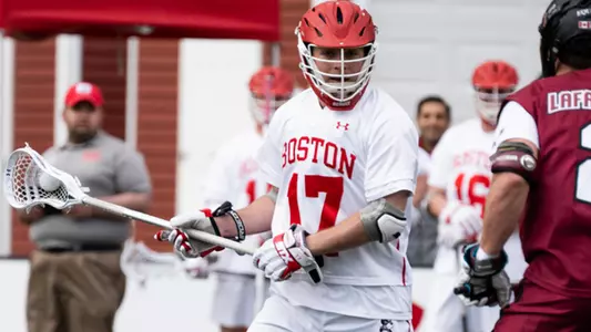 Michael Gottlieb playing lacrosse