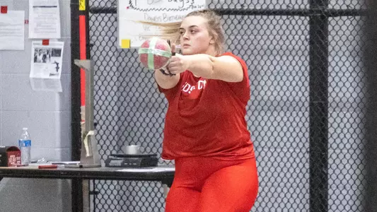 Emma Kowalski in the Weight Throw