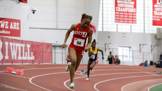 Ijeoma Ezechukwu sprints at the TTC