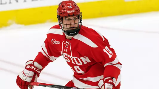 Mick Frechette playing hockey