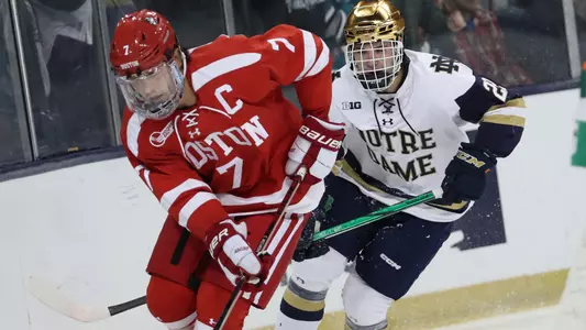 Case McCarthy skating at Notre Dame