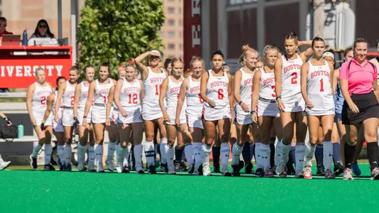 Field Hockey walkout vs. Columbia