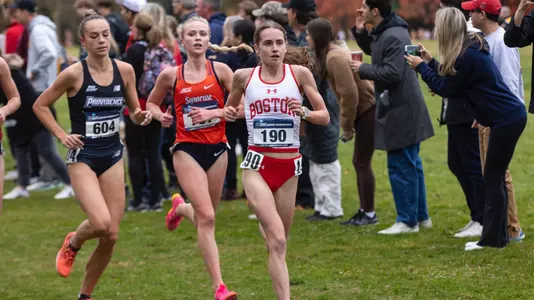 Hannah Prosser runs at the NCAA Northeast Regionals
