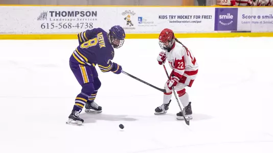 Christina Vote skating against MSU