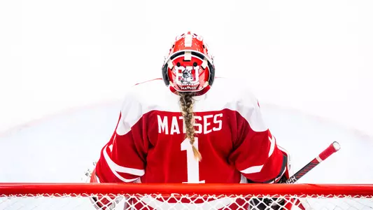 Alexa Matses Overhead at Walter Brown Arena