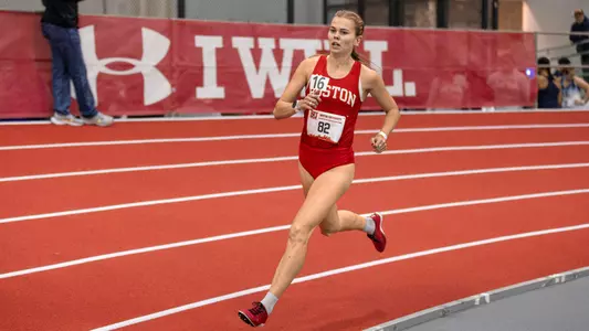 Vera Sjöberg Runs Mile at the BU Sharon Colyear-Danville Season Opener