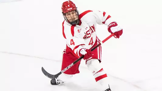 Ty Gallagher passing the puck