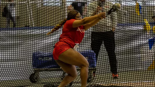 Uchenna Uba Weight Throw at PL Indoors 2023