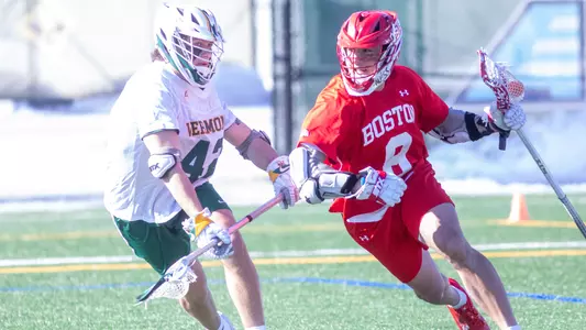 Louis Perfetto playing lacrosse at Vermont