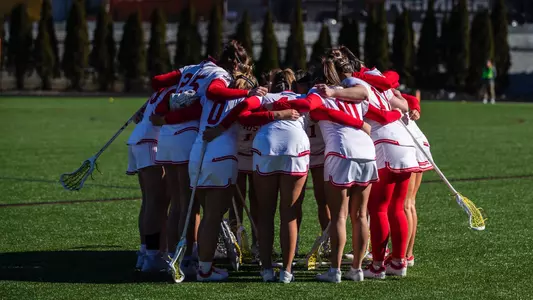 WLAX huddle vs Merrimack