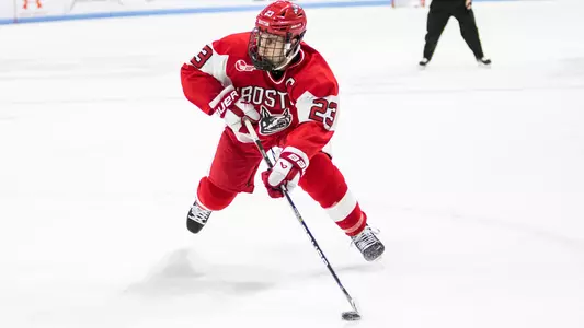 Domenick Fensore playing hockey