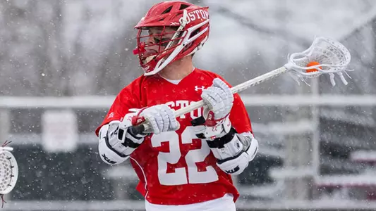 Jimmy O'Connell playing lacrosse