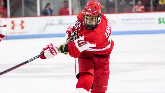 Nick Zabaneh Shooting the Puck