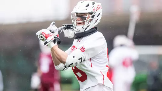 Jason Child playing lacrosse