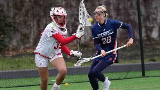 Reilly Agres playing lacrosse