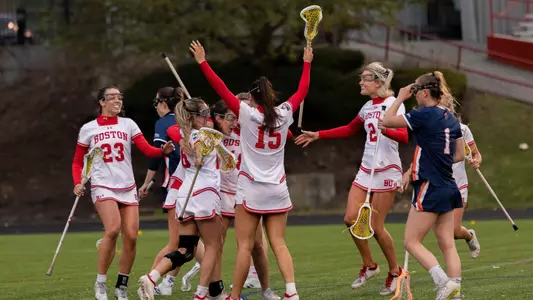 WLAX Celebration Goal vs Bucknell