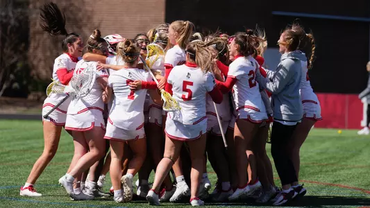 WLAX Celebration after Navy