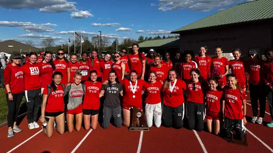 Women's Track & Field with 2nd Place Trophy Outdoors 2023