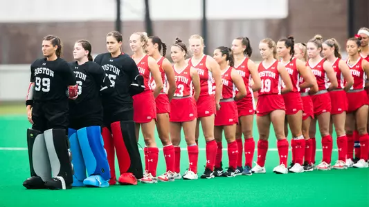 Field Hockey National Anthem Lineup vs. Michigan State