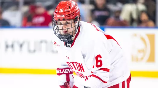 Jeremy Wilmer playing hockey