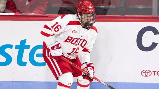 Jeremy Wilmer playing hockey