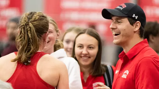 Jordan Carpenter talking with Vera Sjöberg