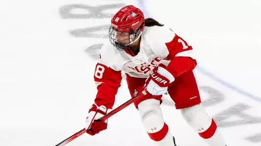 Nicholson playing hockey