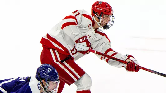 Kamil Bednarik shooting the puck