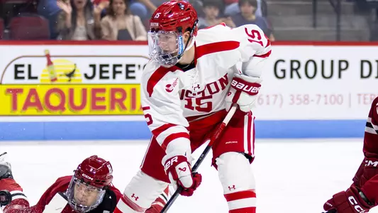 Matt Copponi playing hockey