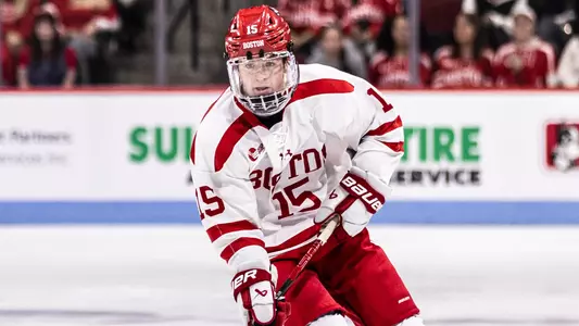 Matt Copponi playing hockey