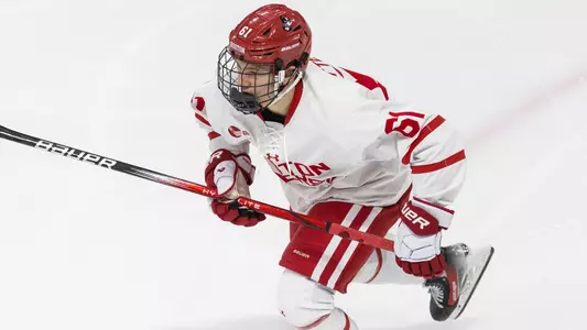 Alex Zetterberg playing hockey