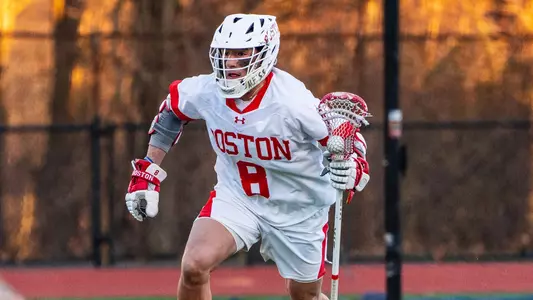 Louis Perfetto playing lacrosse