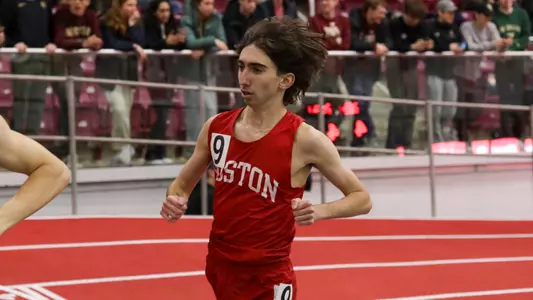 Freddy Collins runs the mile